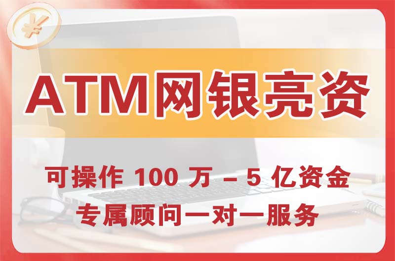 乐山ATM机、网银亮资显账